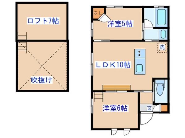 アーバンストリートテルノの物件間取画像